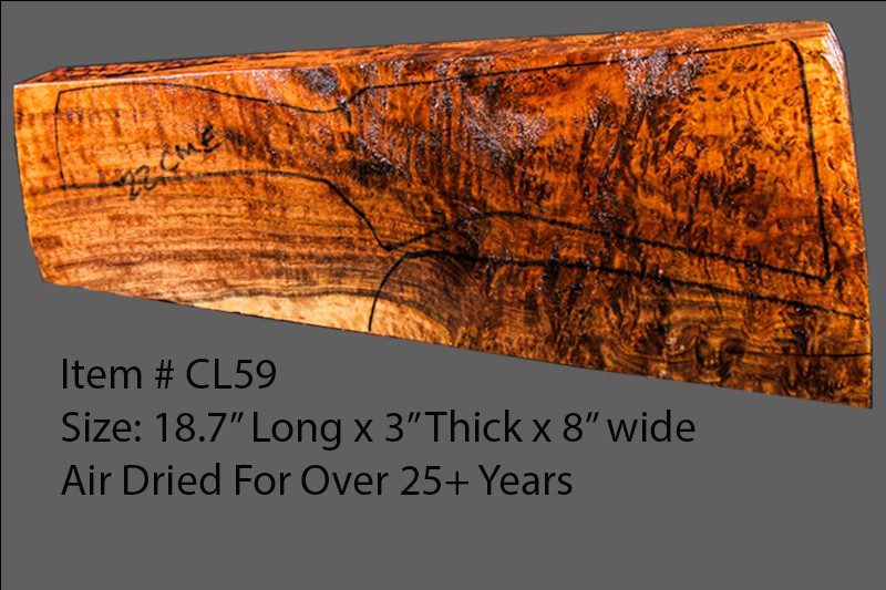 Claro Walnut Shotgun Blank (#CL59)