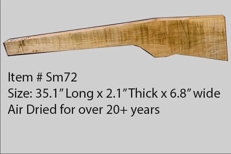 Sugar Maple Rifle Blank (#sm72)