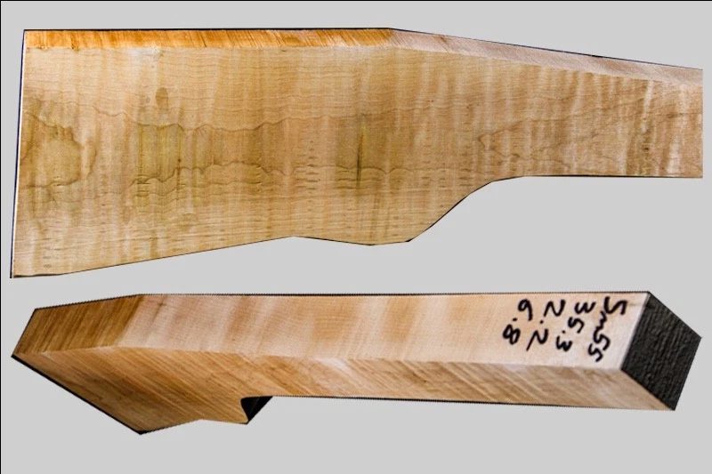 Sugar Maple Rifle Blank (#sm55)