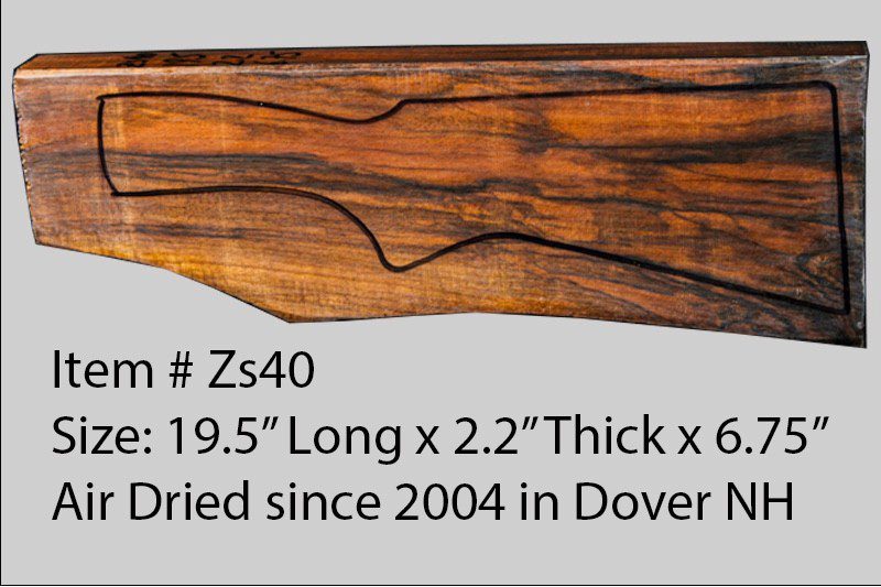 Turkish Walnut Shotgun Blank (#ZS40)