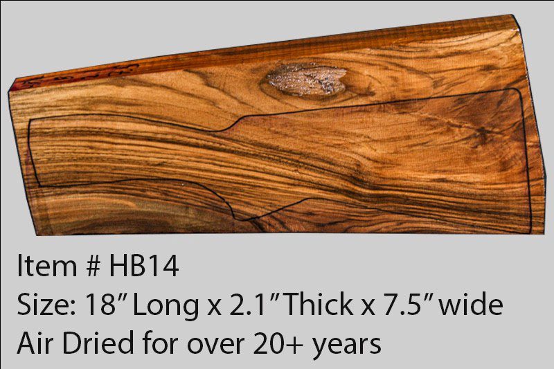 Turkish Walnut Shotgun Blank (#HB14)