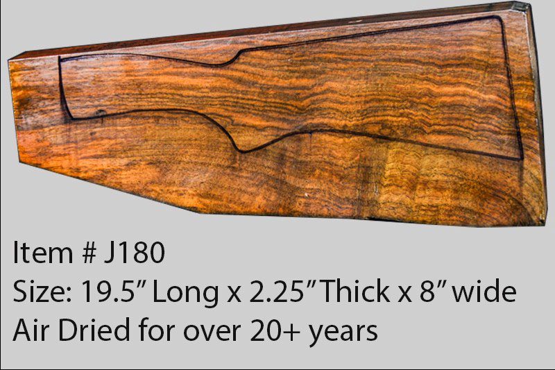 Turkish Walnut Shotgun Blank (#J180)