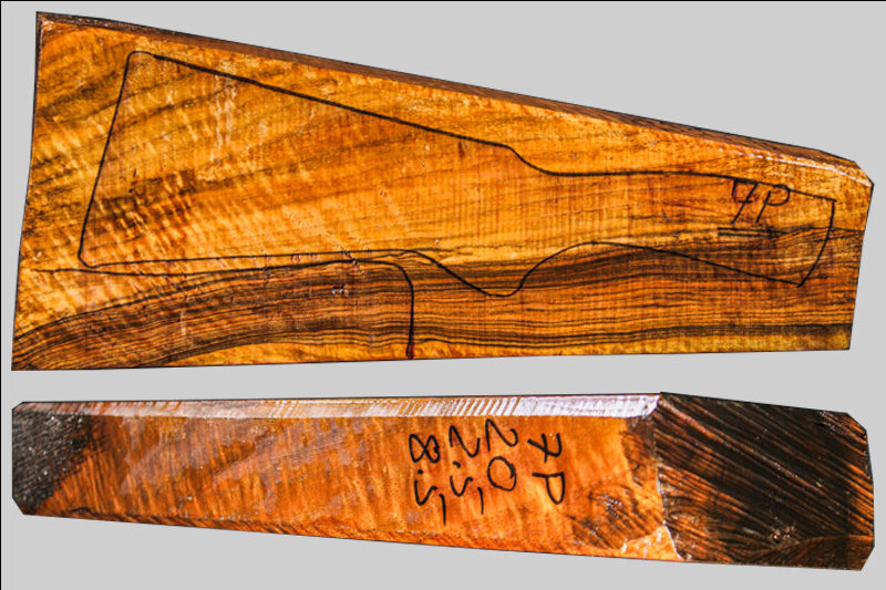 Turkish Walnut 2-Piece Blank (#7p)