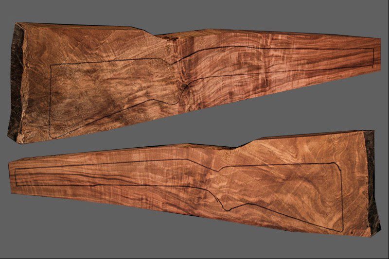 Turkish Walnut Rifle Blank (#JA56)