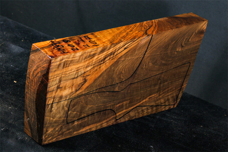 Turkish Walnut Shotgun blank (#hb80)