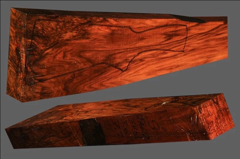 Turkish Walnut Shotgun Blank (#JA62)