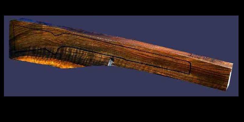 Turkish Walnut Rifle Blank (#x411)