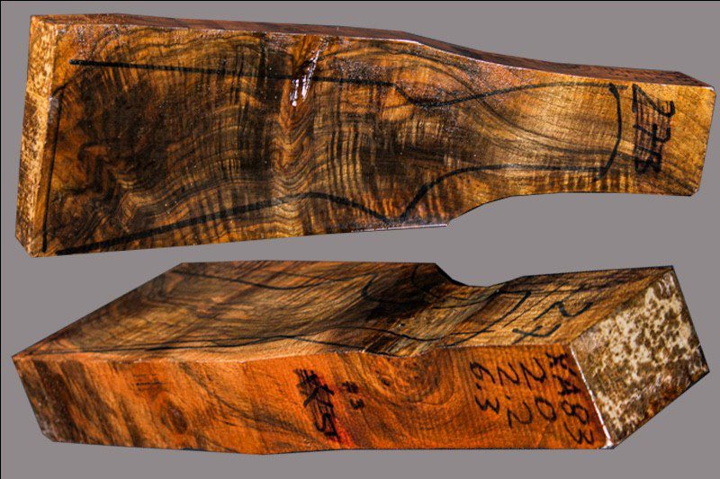 Turkish Walnut Shotgun Blank (#XA83)