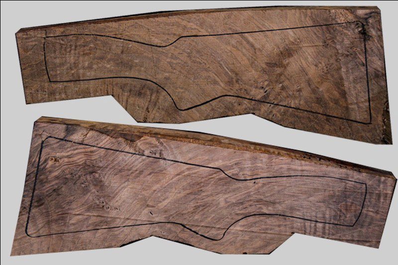 Turkish Walnut Shotgun Blank (#HB28)