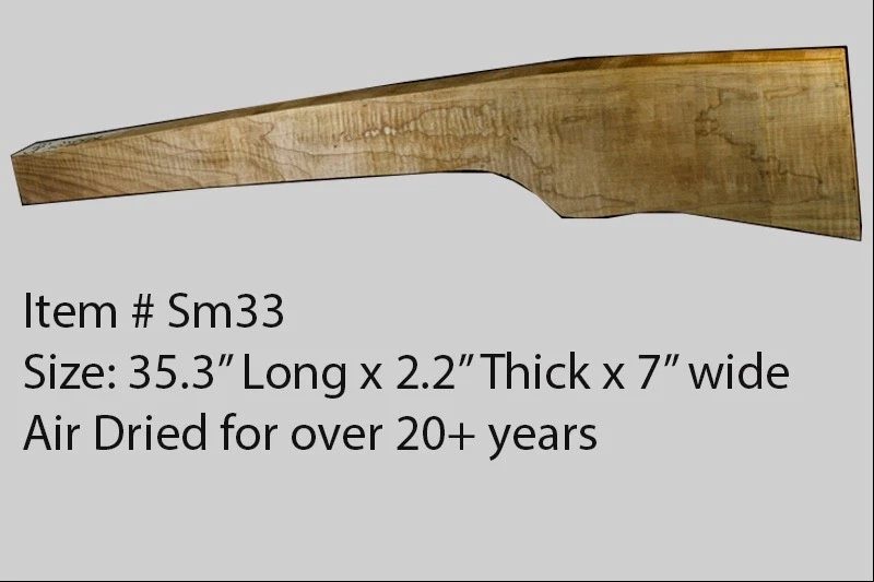 Sugar Maple Rifle Blank (#sm33)