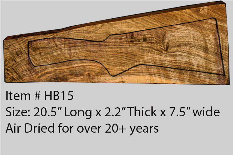 Turkish Walnut Shotgun Blank (#HB15)