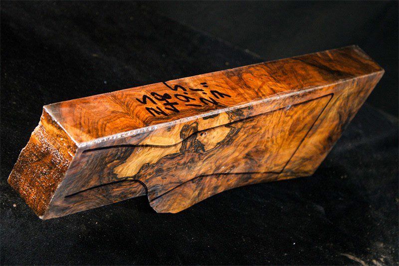 Turkish Walnut Shotgun Blank (#ZS48)
