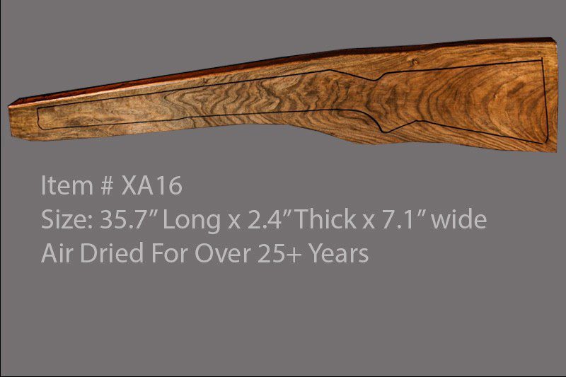 Turkish Walnut Rifle Blank (#XA16)