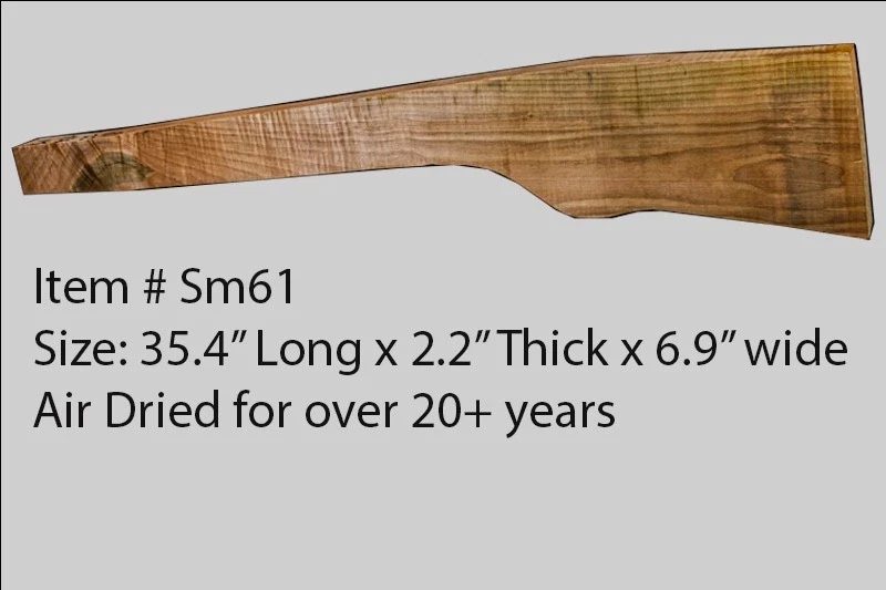 Sugar Maple Rifle Blank (#sm61)