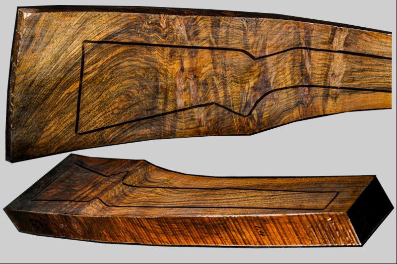 Turkish Walnut Rifle Blank (#R348)