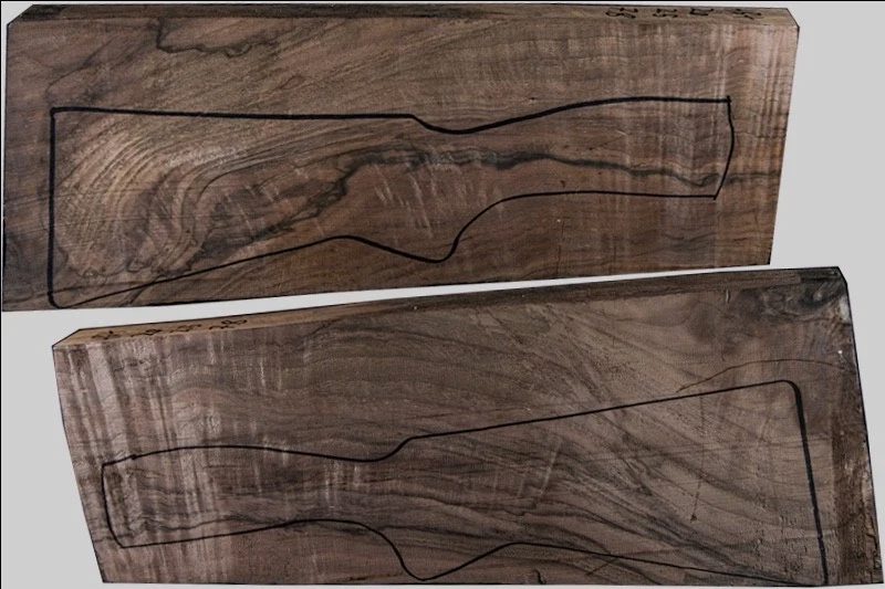 Turkish Walnut Shotgun Blank (#hb4)