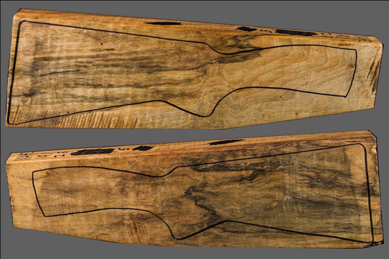 Turkish Walnut Shotgun Blank (#XA42)