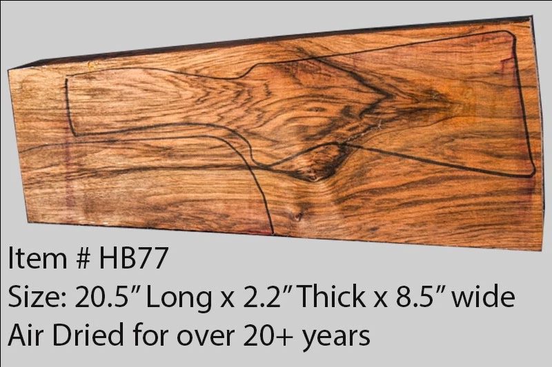 Turkish Walnut Shotgun Blank (#hb77)