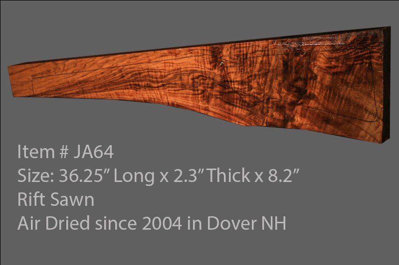 Exhibition Turkish Walnut Rifle Blank (#JA64)