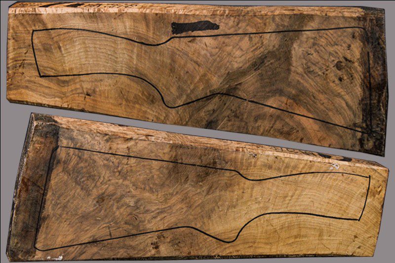 Turkish Walnut Shotgun Blank (#XA85)