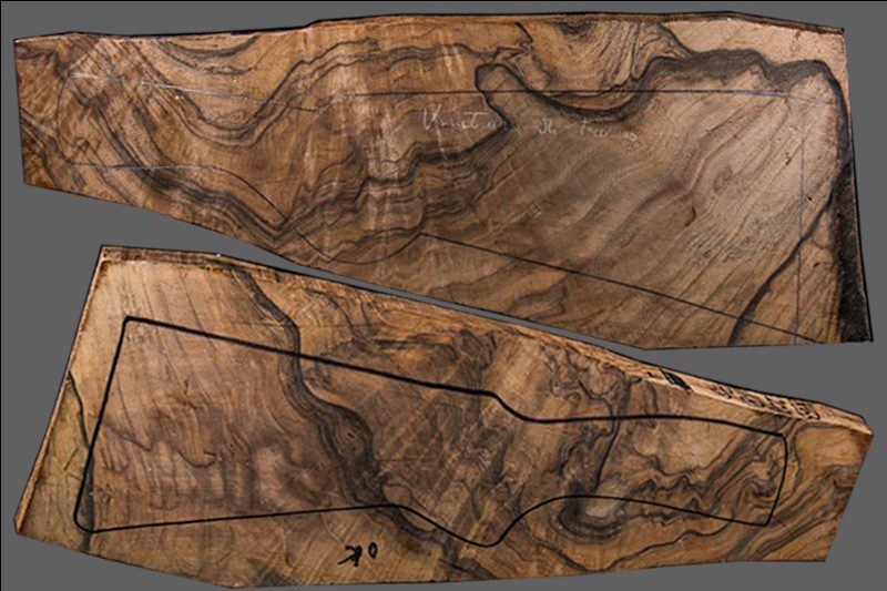 Turkish Walnut Shotgun Blank (#XA53)