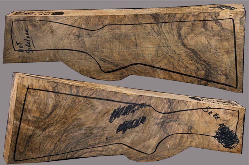Turkish Walnut Shotgun Blank (#X94)