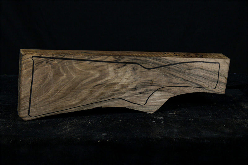Turkish Walnut Shotgun Blank (#hb78)