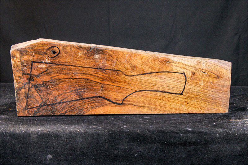 Turkish Walnut Shotgun Blank (#S356)