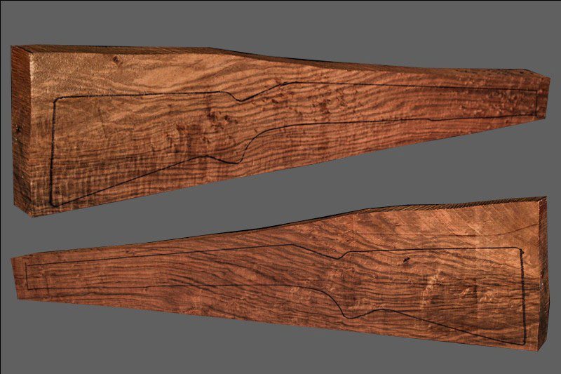 Turkish Walnut Rifle Blank (#JA61)