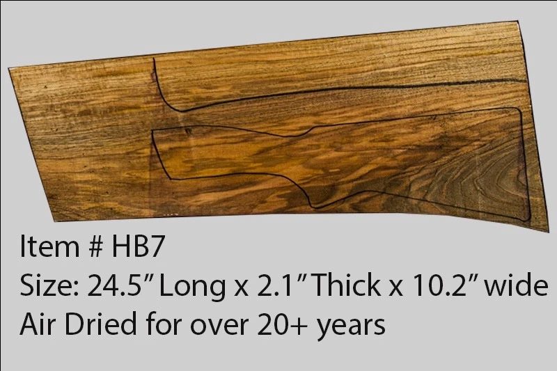 Turkish Walnut Shotgun Blank (#hb7)