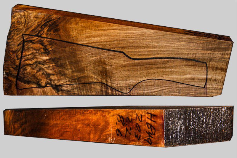 Turkish Walnut Shotgun Blank (#HB49)