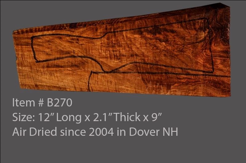 Turkish Walnut Shotgun Blank (#B270)