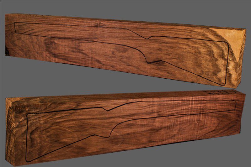 Turkish Walnut Rifle Blank (#JA46)