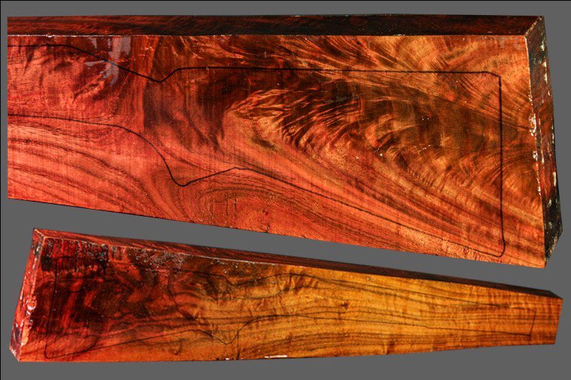 Claro Walnut Rifle Blank (#CL20)