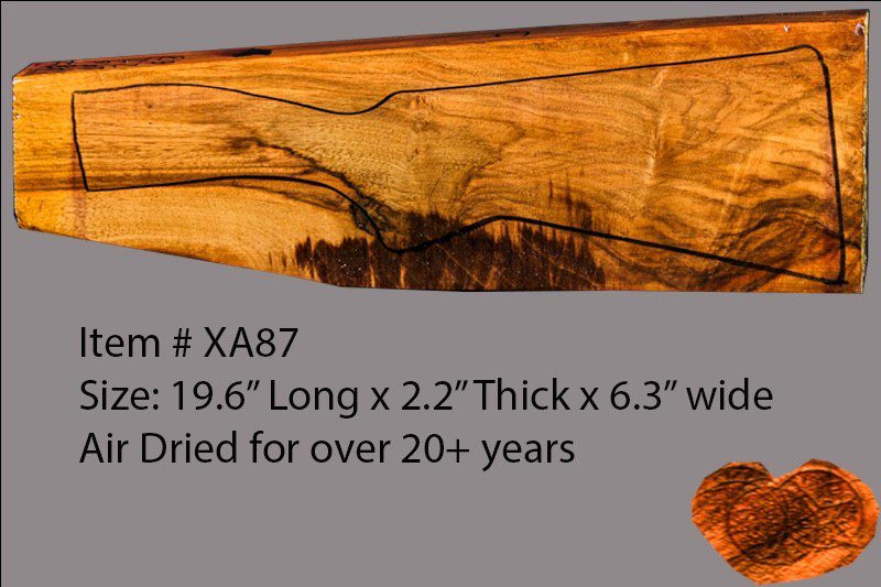 French Walnut Shotgun Blank (#XA87)