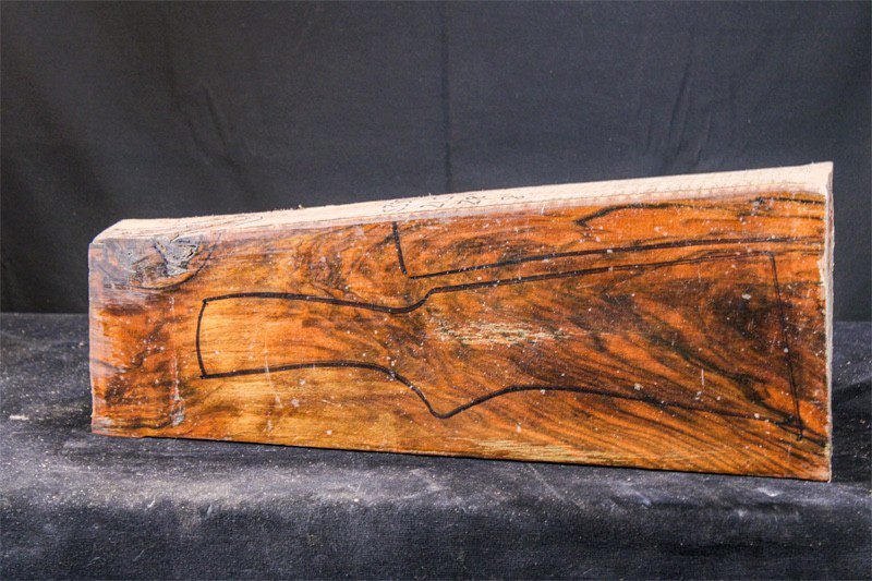 Turkish Walnut Shotgun Blank (#S355)