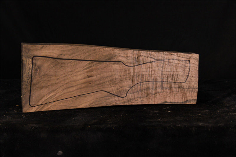 Turkish Walnut Shotgun blank (#hb86)