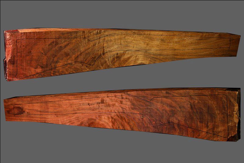 Claro Walnut Rifle Blank (#CL18)