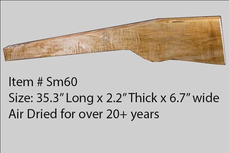 Sugar Maple Rifle Blank (#sm60)