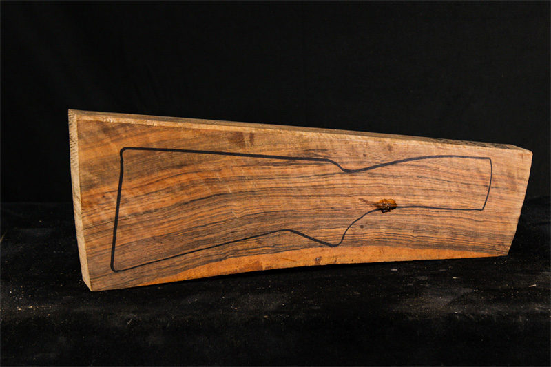 Turkish Walnut Shotgun blank (#hb89)