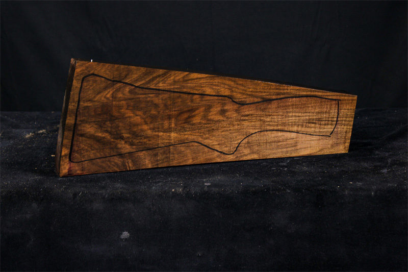 Turkish Walnut Shotgun blank (#hb94)