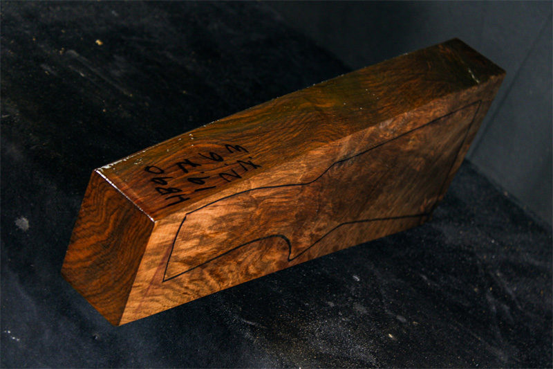 Turkish Walnut Shotgun blank (#HB90)