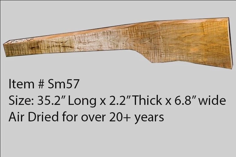 Sugar Maple Rifle Blank (#sm57)
