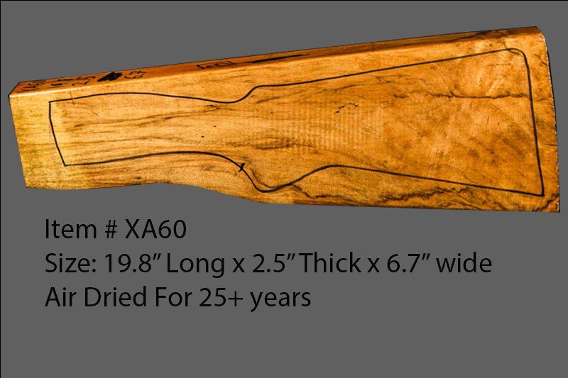 Turkish Walnut Shotgun Blank (#XA60)
