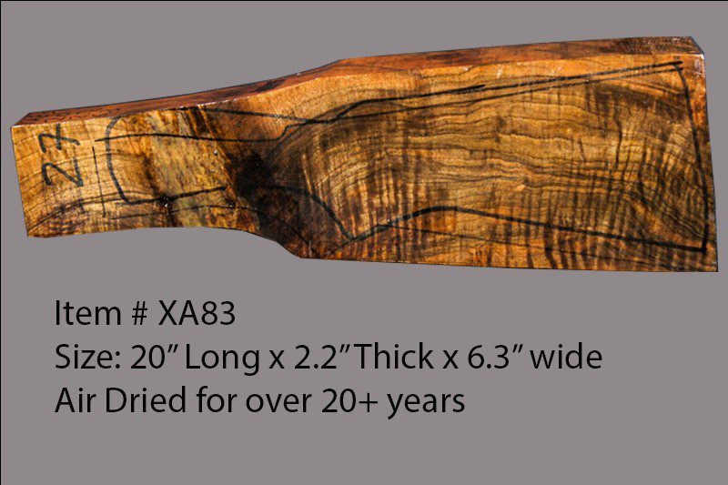 Turkish Walnut Shotgun Blank (#XA83)