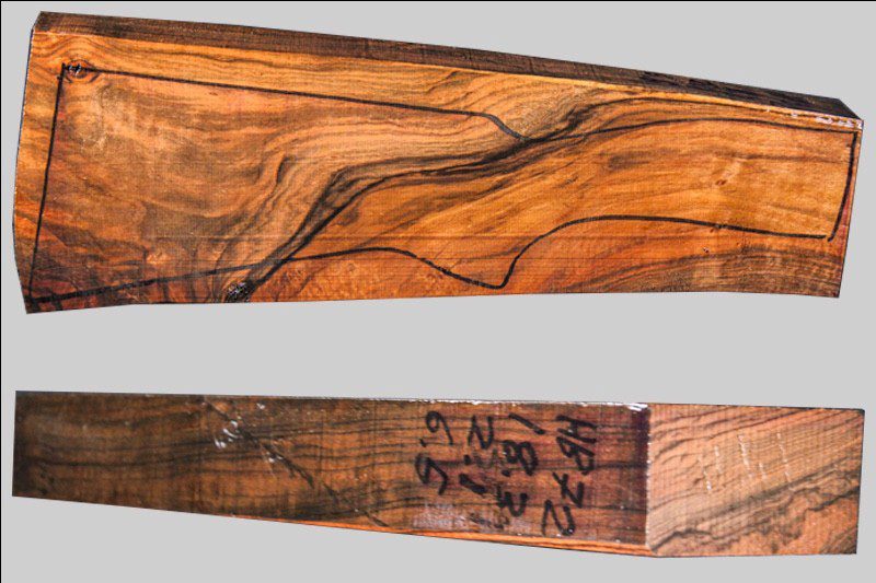 Turkish Walnut Shotgun Blank (#HB72)