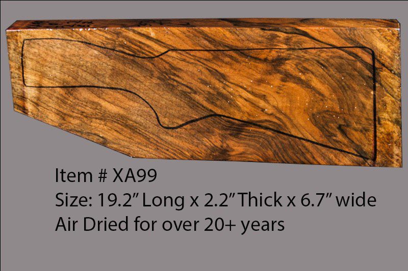 Turkish Walnut Shotgun Blank (#XA99)