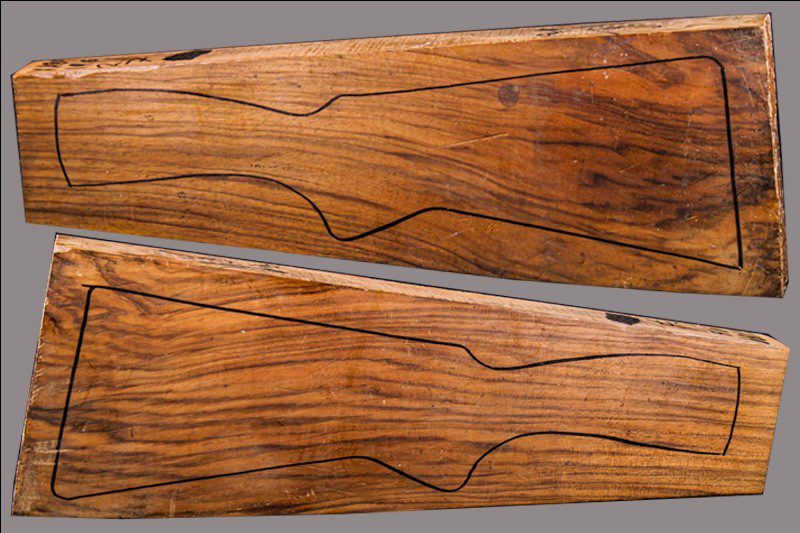 French Walnut Shotgun Blank (#XA89)