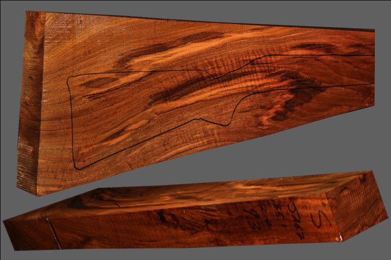 Turkish Walnut Rifle Blank (#JA67)