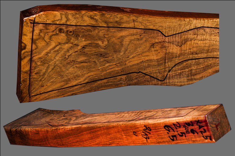Turkish Walnut Rifle Blank (#XA25)